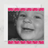 カップケーキガロール！誕生日パーティーの招待 招待状 (裏面)