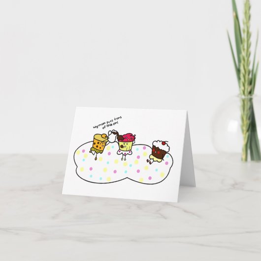 カップケーキガールズ サンキューカード (正面)