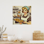 カップケーキガール ポスター (キッチン)