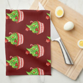 カップケーキキッチンタオル キッチンタオル (四つ折り)