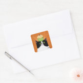 カップケーキキャットシール スクエアシール (封筒)