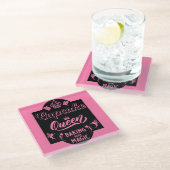 カップケーキクイーン ガラスコースター (アングル)