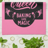 カップケーキクイーン キッチンタオル (折り畳み)