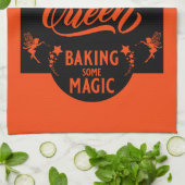 カップケーキクイーン キッチンタオル (折り畳み)