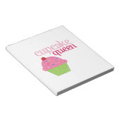 カップケーキクイーン ノートパッド (アングル)