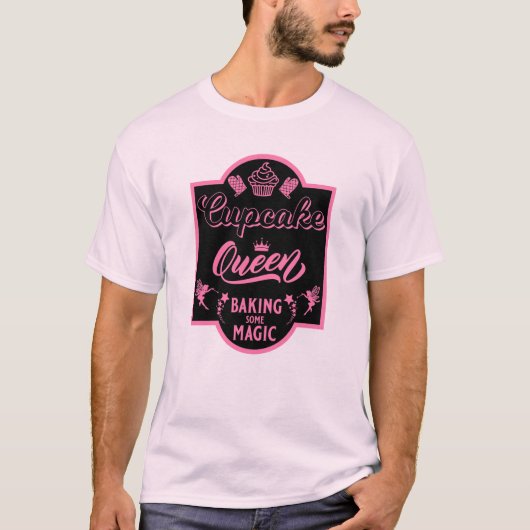 カップケーキクイーン Tシャツ (正面)
