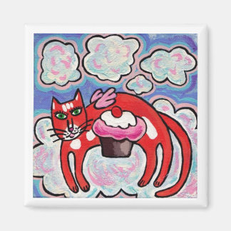 カップケーキクラウドエンジェルマグネット マグネット