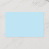 カップケーキケーキベーカリーライトブルーカスタマーロイヤリティ ロイヤリティカード (裏面)