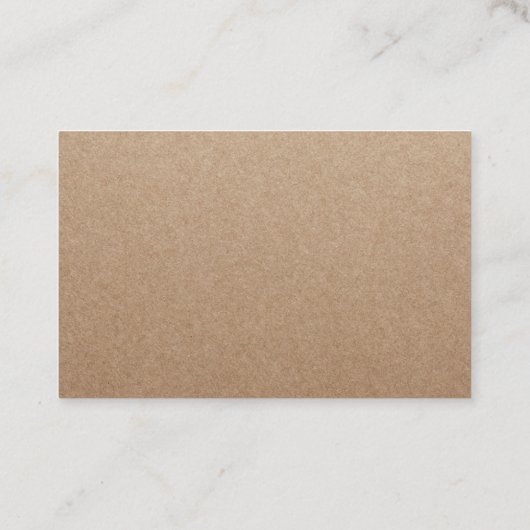 カップケーキケーキベーカリー素朴クラフトロイヤリティ報酬 ロイヤリティカード (裏面)