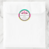 カップケーキケーキポップトロピカルベーカリーボックスシール ラウンドシール (バッグ)