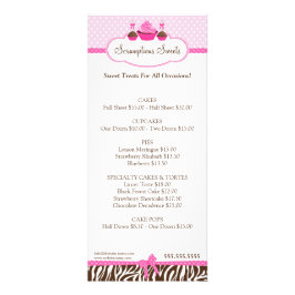 カップケーキケーキポップベーカリー事業 ラックカード