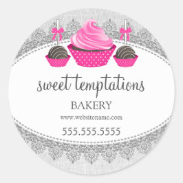 カップケーキケーキポップベーカリー包装 ラウンドシール