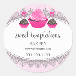 カップケーキケーキポップベーカリー包装 ラウンドシール