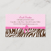 カップケーキケーキポップベーカリー 名刺 (裏面)