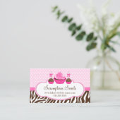 カップケーキケーキポップベーカリー 名刺 (スタンド正面)