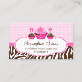 カップケーキケーキポップベーカリー 名刺 (正面)