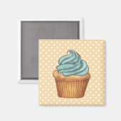 カップケーキケーキ練り磁石 マグネット (正面/裏面)