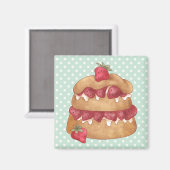 カップケーキケーキ練り磁石 マグネット (正面/裏面)