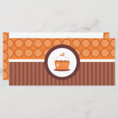 カップケーキショップまたはベーカリーギフト券 (正面/裏面)