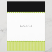 カップケーキショップまたはベーカリービジネスフライヤー チラシ (裏面)