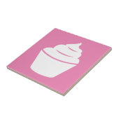 カップケーキシルエッカスタムトスクウェア タイル (側面)