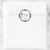 カップケーキシルエット包装シール ラウンドシール (バッグ)