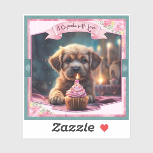 カップケーキシール シール (シート)