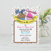 カップケーキジェンダーリビール招待状 招待状 (スタンド正面)