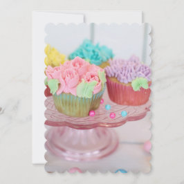 カップケーキスイーツデザートユームデスティニーの運命 招待状