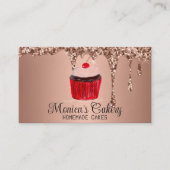 カップケーキスイーツ自家製ベーカリー 名刺 (正面)