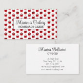 カップケーキスイートケーキベークズ自家製ベーカリー 名刺 (正面/裏面)