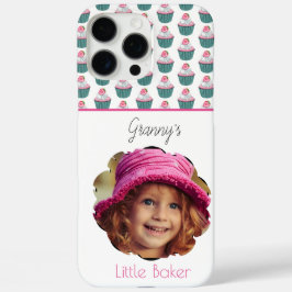 カップケーキスカラップカスタム写真テンプレート名 iPhone 16 PRO MAXケース