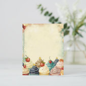 カップケーキスクラップブック紙 (スタンド正面)