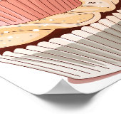 カップケーキスタックポスター ポスター (角)