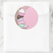 カップケーキステッカー ラウンドシール (バッグ)