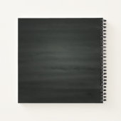 カップケーキチャルカスタムクボードレシピ帳 ノートブック (裏面)