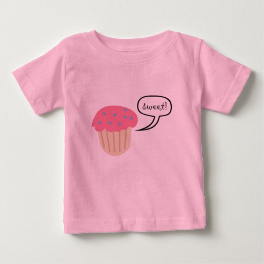 カップケーキティー ベビーTシャツ (正面)