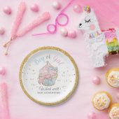 カップケーキテーマジェンダーリビールパーティー紙プレート ペーパープレート (パーティー)