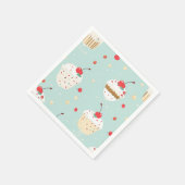 カップケーキデレお洒落イパーティーナプキンス スタンダードカクテルナプキン (角)