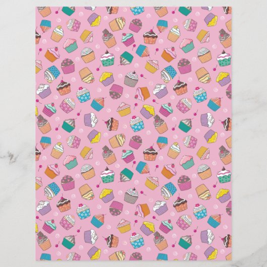 カップケーキトスプリントクラフト紙、2色の方法 (裏面)