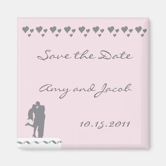 カップケーキトッパーは日付マグネットを保存 マグネット (正面)