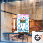 カップケーキハイティー ウィンドウサイン (カフェ窓)