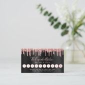 カップケーキバラ金ゴールドグリッタードリップベーカリーシェフブラック ロイヤリティカード (スタンド正面)