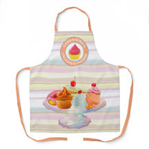 カップケーキパイドーナツマカロンスイートトリ焼いたートロゴ