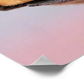 カップケーキパステルグラデーション付き可愛いコアラ ポスター (角)