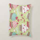 カップケーキパターン アクセントクッション (裏面(縦))