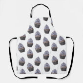 カップケーキパターン エプロン (正面)