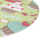 カップケーキパターン カッティングボード (角)