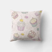 カップケーキパターン クッション (裏面)