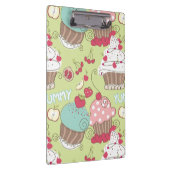 カップケーキパターン クリップボード (右)
